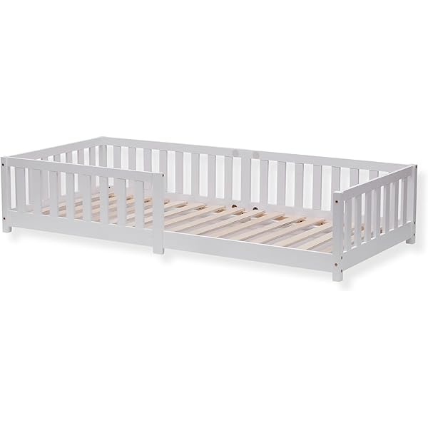 Lettino Montessori Chicchiè In Legno Naturale Per Bambini 2-5 Anni - Materasso 70x140 Cm, Altezza 10 Cm, Made In Italy - Foto 9