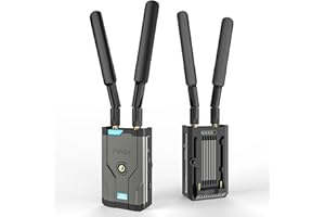 PWAY HDMI Wireless, Trasmettitore e Ricevitore HDMI Wireless, Kit Extender HDMI da 500M (1640FT), 5GHz 1080P@60Hz per lo Streaming da DSLR, Laptop, Netflix, YouTube, a TV/Proiettore