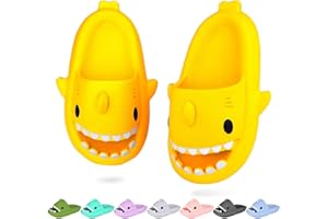 WUYISTAR Pantofole da squalo per bambini Ragazzi Ragazze Pantofole Squalo Antiscivolo Sandali da doccia per la spiaggia Scarpe da doccia per piscina con infradito