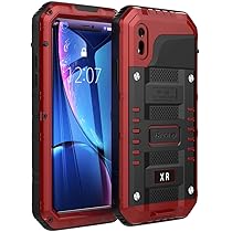 Carcasa Antiarañazos Teléfono Funda Doogee S Cyber + 2 Cristales Templados - Negro Silicona Protectora Carcasa Silicona Negra