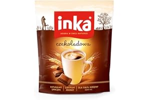Inka Instant Rye, Barley, Chicory, and Sugar Beet Grain Coffee Drink 200g Chocolate Flavour Caffeine Free