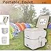 Produktbild Tragbar Outdoor Camping WC Spülung WC-Sitz 20L 5 Gallonen für Caravan Töpfchen WC Reise Wandern
