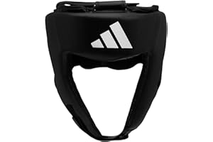 Adidas Boxing Head Guard Adjustable Non-Slip Head Guard for Cheeks, Forehead, Ear Protection for Boxing, Training Gear, Sparring, Blue, Red, Black