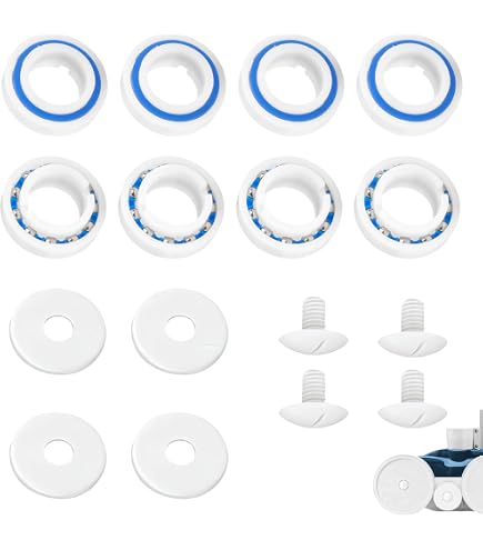 Kit De Reconstruction Pour Robot Piscine Polaris 280 / 180 – Roulements, Vis Et Rondelles (8+6+6) – ABS Durable, Installation Sans Outils – Répare Les Roues Oscillantes, Fonctionnement Fluide