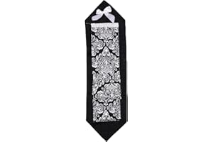 Russo Tessuti Portarotolo 3 Rotoli Carta Igienica Bagno SVEVA Medaglioni Mandala Vari Colori-Nero