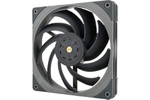 Thermalright TL-B14 - Ventilador de CPU (140 mm, control PWM, 1500 rpm, ventilador de presión estática para rodamientos S-FDB (negro)