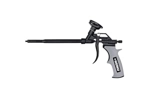 Werku WK501160, Pistola Espuma, Calidad Profesional, Presión Máxima 14 bar, Largo 190 mm, Exterior e Interior Totalmente Recubierto de Teflón, Compatible con Cartuchos Universales