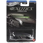 Hot Wheels Silver Series Exotics Lamborghini Veneno 1:64 GDG44/JKX79 | Koleksiyon Serisi 4/5, &Ouml;l&ccedil;ekli Model Ara&ccedil;, 3+ Yaş, Siy