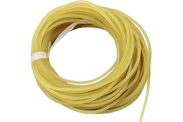 10 m Diamètre 2 mm/3 mm Uni solides classiques en caoutchouc élastique Corde nouée Ligne de pêche