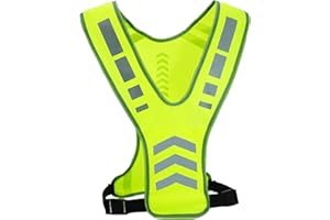 Hurifeng Safety Vest Bicycle - Reflectors Clothing Safety Vest for Adults and Children - Running Vest for Men and Women