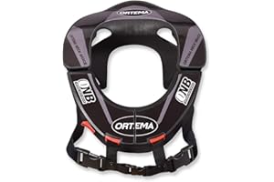 ORTEMA ONB Brace Design K4 - Protezione per il collo, in plastica ad alte prestazioni e con chiusura rapida di sicurezza, per motocross, enduro, downhill, bici, MTB e altro
