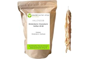 Rinderdarm Kranzdarm Kaliber 43/46 1A 18 Meter Naturdarm | wurstmacher-shop by trümper HALLENDO®