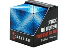 SHASHIBO Shape Shifting Box - Award-Winning, Patented Fidget Cube w/ 36 Rare Earth Magnets - Transforms Into Over 70 Shapes (