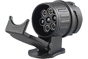 ‎LISSEK LISSEK Adapter für PKW und Anhänger 13 Polig auf 7 Polig Anhängerkupplung von 13-Pin Auto auf 7-Pin Anhänger Auto Fahrradträger Transporter Wohnwagen