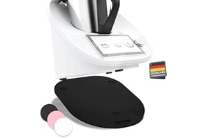Mumsi© Gleitbrett für Thermomix TM6 & TM5 in schwarz - Hochwertiger Gleiter aus Premium Acrylglas – Rollbrett für müheloses Verschieben & sicheren Stand der Küchenmaschine – Zubehör für Vorwerk