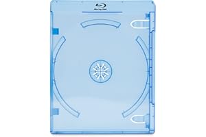 Dragon Trading® - Custodie da 11 mm per disco BluRay singolo (1), con logo (confezione da 25)