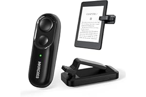 ‎ZSPEED Zmieniacz stron do Kindle Paperwhite Oasis, zdalny przewracacz stron do czytników e-booków, pilot do obracania stron do telefonu i tabletu robienia zdjęć