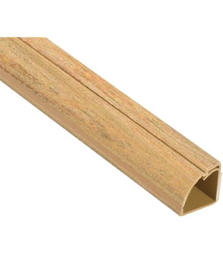 Canalina Copricavi D-Line - Semicircolare 50x25 Mm Effetto Quercia 2x1 Metro - Foto 10