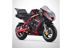 NEW MOTORZ Pocket Course ZRX 49 / Mini Moto Enfant 50cc / Édition 2021 / Rouge