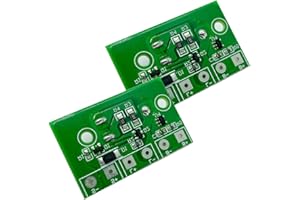 POFET Placa de Circuito de lámpara Solar de 2 uds. Placa de Circuito de Control de lámpara de césped Solar para batería de Litio de 3,7 V