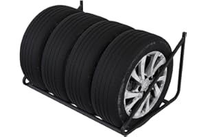 QLS Soporte de pared para neumáticos, 91 cm