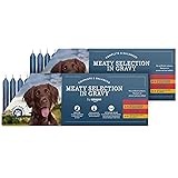 by Amazon Alimento completo per cani adulti, Selezione di carne in salsa, 4.8 kg, 48 confezioni da 100g