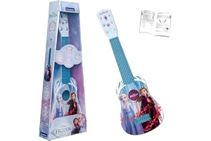 Lexibook, Frost, Min första gitarr, K200FZ | Gitarr 21 tum, 6 nylonsträngar, inlärningsguide ingår, blå