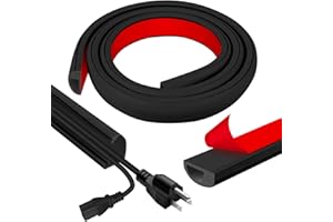 JAHOMFAI Canalina flessibile autoadesiva, 1 m, per pavimento per pavimenti, soffitti, pareti, piastrelle