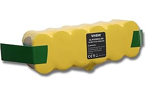 vhbw Akku kompatibel mit iRobot Roomba 500 510 520 530 531 532 534 535 540 550 555 560 562 563 564 Staubsauger Home Cleaner Heimroboter (3000mAh, 14,4V, NiMH)