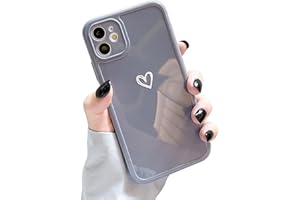 Einaily Hülle für iPhone 12 Mini, Hülle Case für iPhone 12 Mini Kreatives 3D Gliter Muster Case Ultra dünn TPU Silikon Handyhülle Bumper Mode Chic Bling Herz Kratzfest Schutzhülle für iPhone 12 Mini