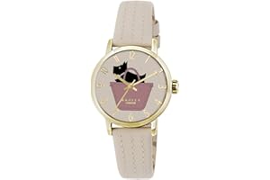 RADLEY Border Watch with Cream Leather Strap Gold Casing Analogue Display Leather Watch for Women