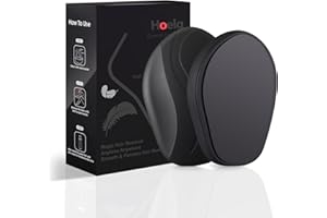 Depiladora Cristal, Hoelg Borrador de Pelo de Cristal, Herramienta de depilación de Belleza Corporal Reutilizable, depiladora Segura sin Dolor para Hombres y Mujeres