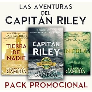 PACK PROMO Las aventuras del Capitán Riley: Capitán Riley+Tinieblas+Tierra de nadie.