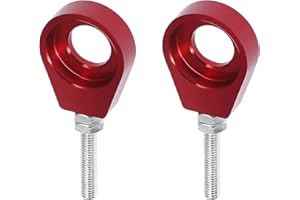 F FIERCE CYCLE 2pcs 15mm Dia Hole Chain Axle Adjuster Tensioner for Motorcycle