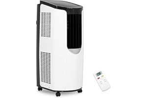 IRIS OHYAMA Woozoo, Condizionatore, ventilatore e deumidificatore 3-in-1, 16m², 8.870BTU/h, 2,6kW, Telecomando, Funzione Sleep, Mobile - Portable Air Conditioner IHP-0901G-E - Bianco