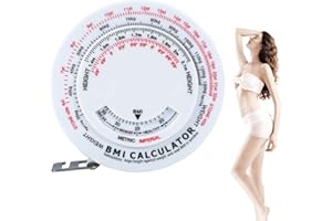 PONGNAS Metro Nastro per Grasso Corporeo Circonferenze Misuratore Retrattile Indice di Massa Corporea (BMI) Calcolatore di Misurazione del Grasso per Dimagrire con la Dieta Metro Nutrizionista Professionale