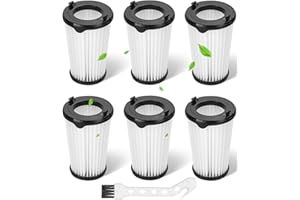 JUTYUM 6 Stück CX7 Filter für AEG Ergorapido Akkustaubsauger, Ersatzfilter für AEG Zubehör, AEF150 Filter Set für alle CX7-2 Classic x flexibility QX8 Animal X Power CX7-2-45an CX7-2-i360 CX7-2-s360