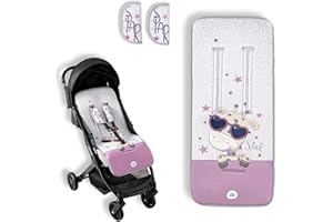 VARIOUSS Colchoneta Para Silla De paseo Universal, Transpirable Ideal Para Verano Cochecitos (DC030)