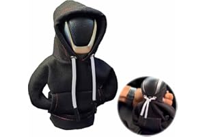 LPMXYW Gear Stick Hoodie,Car Gear Shift Knob Cover Creative Hoodie Car Gear Stick Cover,Gearstick Hoodie Shifter Knob Hoodie Cover Car Interior,Hoodie for Gear Stick Car Decor Gear Shift Knob Cover