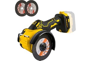 Mini vinkelslip för DEWALT 18V 20V batterier, 7,6 cm trådlös avskärare 20000RPM borstlös elektrisk slipverktyg med LED-ljus K