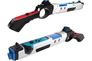 SEHAWEI Pistola de Juego para Switch/OLED,Switch Game Grip Compatible con Splatoon 2/Splatoon 3,Replacement Joy con Gun Controller