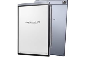 iFLYTEK AINOTE Air 2 E-Ink Tablet, 8.2 Inch Note and E-Paper Tablet, Supernote Writing Tablet with Stylus Pen, Transcription in 14 Languages for Meeting, Learning and Reading, Grey