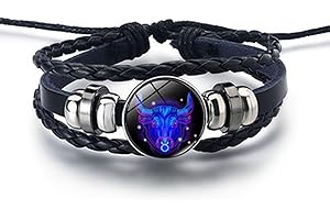 Hawtrytoa Zodiac Signs Spirit Bracelet, Zodiac Bracelet, Spirilet Bracelet Zodiac Manifestation, Handmade Woven Adjustable Bracelet