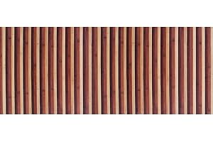 ILGRUPPONE Passatoia per Cucina o Tappeto da Ingresso in Vero Bamboo Naturale 7 Misure 7 Colori - 50x350 cm - Cioccolato