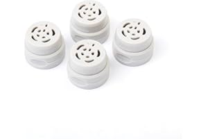 HydroBlu Sidekick Activated Carbon Straw Water Filter Replacement Cartridges | 4-Pack for Camping, Backpacking, Running, Travel, and Emergency Preparedness