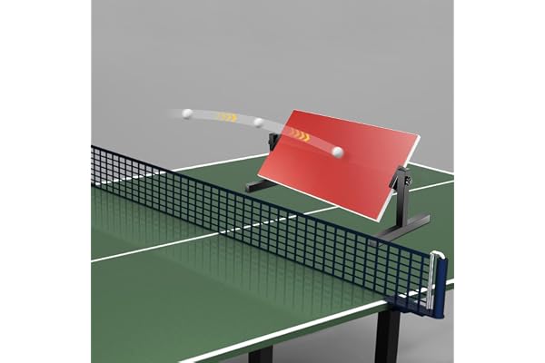 Bordtennisbräda | Bordtennis studsbräda med 8 röda gummistycken