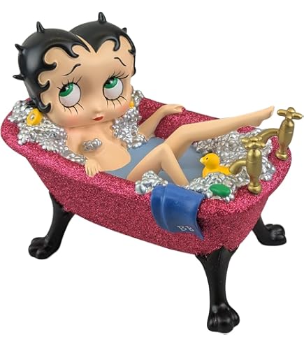 Betty Boop Posing Pink Glitter Dress - 30cm Collectable Figurine