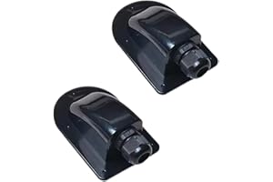 COMIOKE Solaire Boîte De Câble Entrée De Câble,2PCS Double Boîte D'entrée De Câble étanche,Presse-étoupe D'entrée De Câble,Presse Etoupe Panneau Solaire,Noir Passe-Toit Solaire,Passe-Toit Ip68 Presse-étoupe