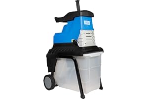 GÜDE ALPHA Güde 94375 GH 2800 Super Silent Gartenhäcksler (2800W, Induktionsmotor, 55L Fangbox, 45mm max. Astdicke, Leise), Blau