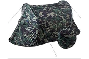 Gocher Al Aire Libre Portátil Automático Pop Up Carpa Camuflaje Senderismo Tienda de Pesca Tienda Ultraligera Tienda Impermeable para 1-2 Personas